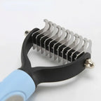 Ergonomic Home Use Durable Pet Fur Knot Cutter 2 Sided Comb Dog Cat Grooming Hair Remover Puppy Shedding Trimmer