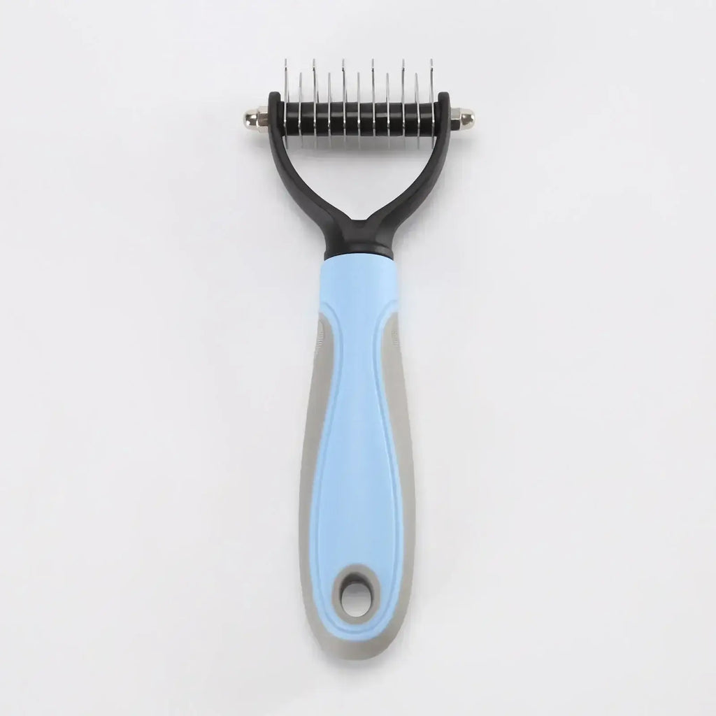 Ergonomic Home Use Durable Pet Fur Knot Cutter 2 Sided Comb Dog Cat Grooming Hair Remover Puppy Shedding Trimmer