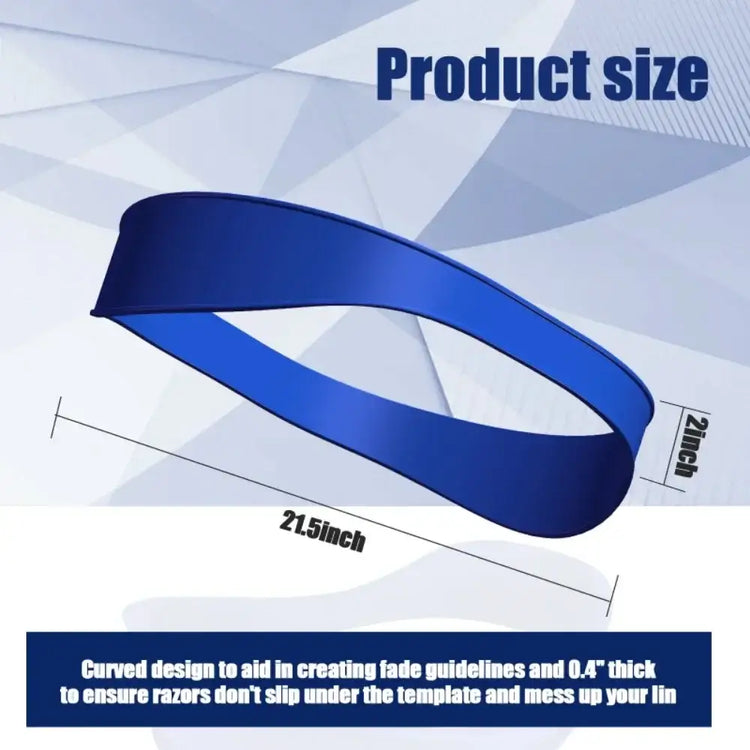 Fade Haircut Tool DIY Hair Trimming Home Haircuts Template Curved Headband Silicone Neckline Shaving Template Barber