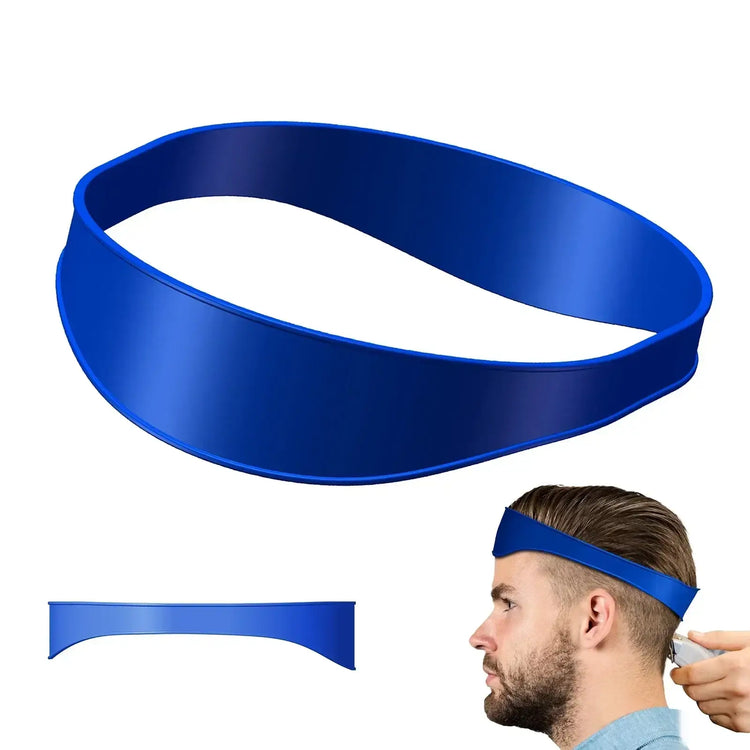Fade Haircut Tool DIY Hair Trimming Home Haircuts Template Curved Headband Silicone Neckline Shaving Template Barber