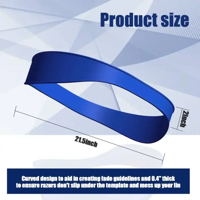 Fade Haircut Tool DIY Hair Trimming Home Haircuts Template Curved Headband Silicone Neckline Shaving Template Barber