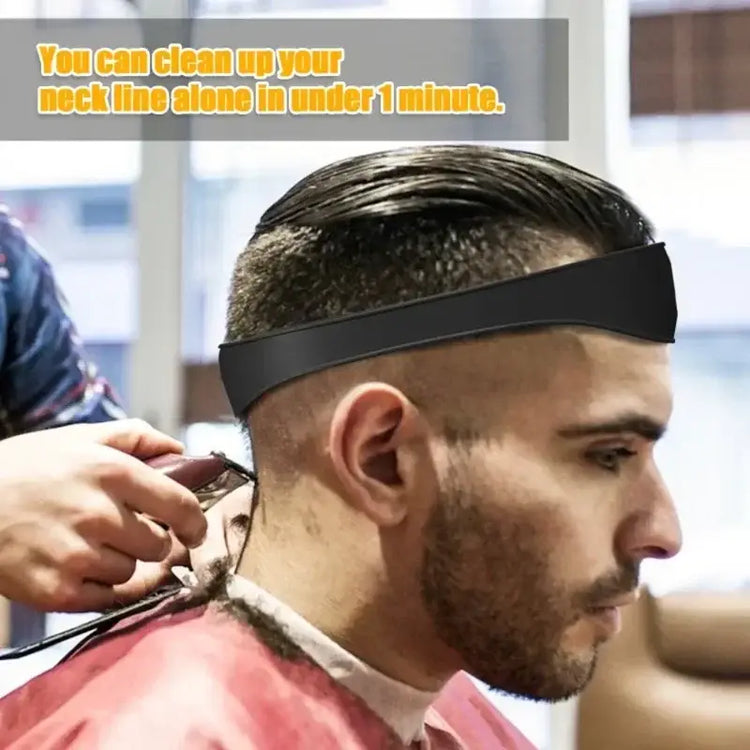 Fade Haircut Tool DIY Hair Trimming Home Haircuts Template Curved Headband Silicone Neckline Shaving Template Barber
