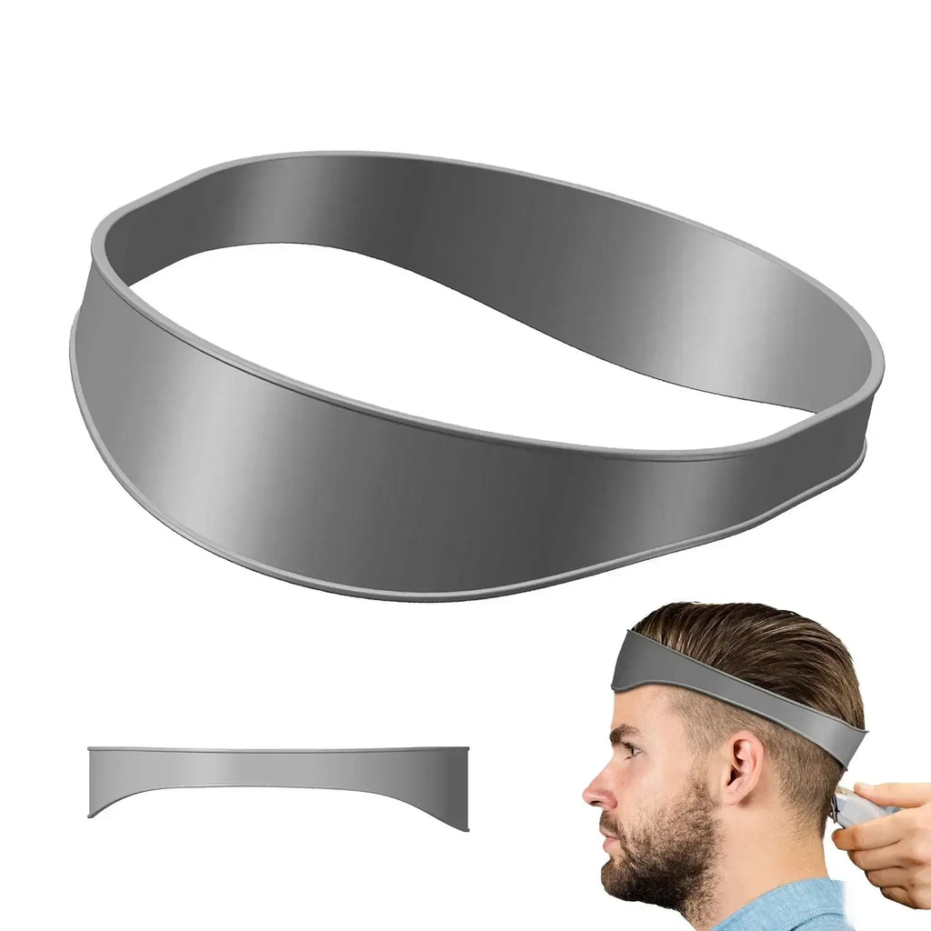 Fade Haircut Tool DIY Hair Trimming Home Haircuts Template Curved Headband Silicone Neckline Shaving Template Barber