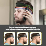 Fade Haircut Tool DIY Hair Trimming Home Haircuts Template Curved Headband Silicone Neckline Shaving Template Barber