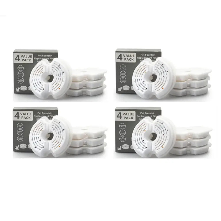Filtres pour fontaine à eau pour animaux (4/8/32 pièces) - 16PCS