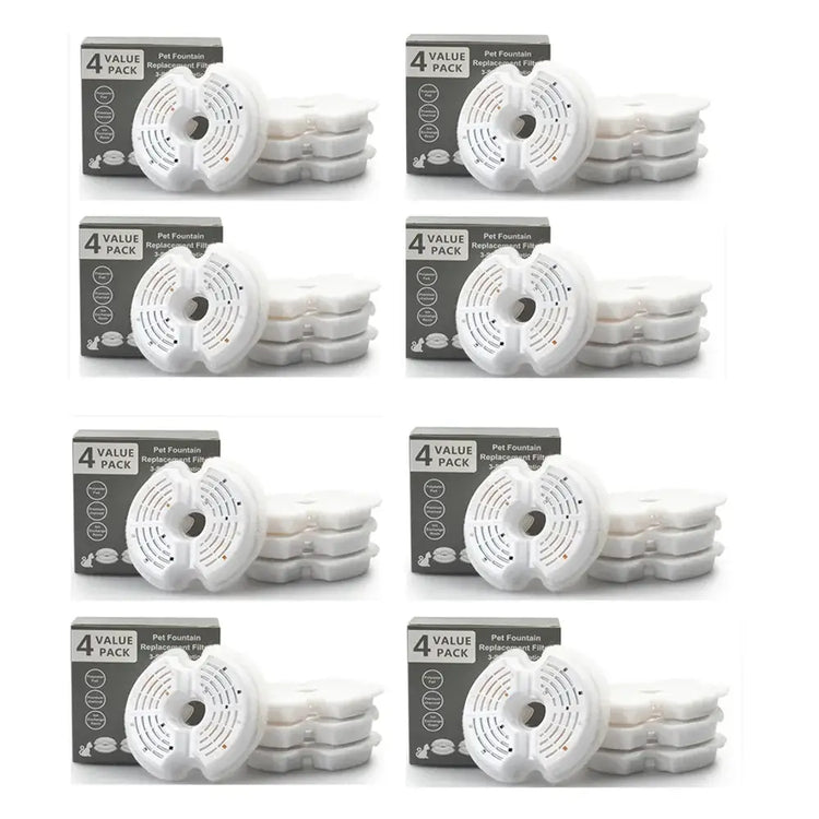 Filtres pour fontaine à eau pour animaux (4/8/32 pièces) - 32PCS