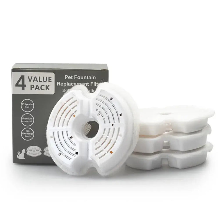 Filtres pour fontaine à eau pour animaux (4/8/32 pièces) - 4PCS
