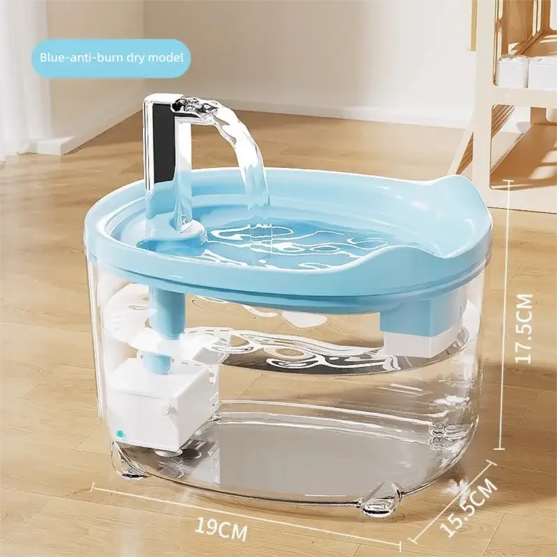 Fontaine à eau automatique pour chats - blue / 1.5L