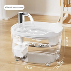 Fontaine à eau automatique pour chats - white / 1.5L