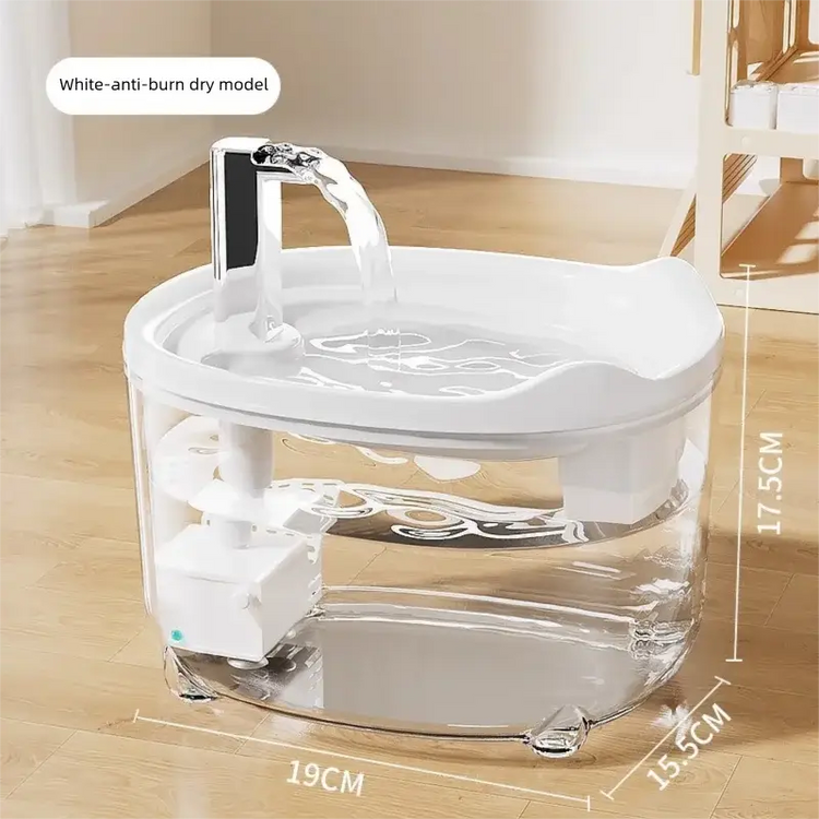 Fontaine à eau automatique pour chats - white / 1.5L