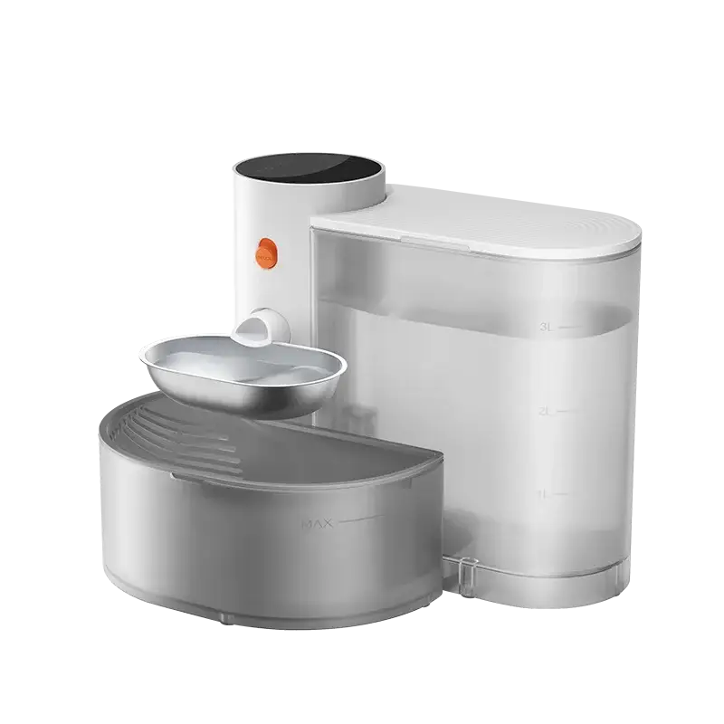 Fontaine à eau pour chat avec distributeur d’eau - Stainless steel bowl / Volume 3L