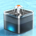 Fontaine à eau pour chiens avec éclairage LED