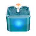Fontaine à eau pour chiens avec éclairage LED - green