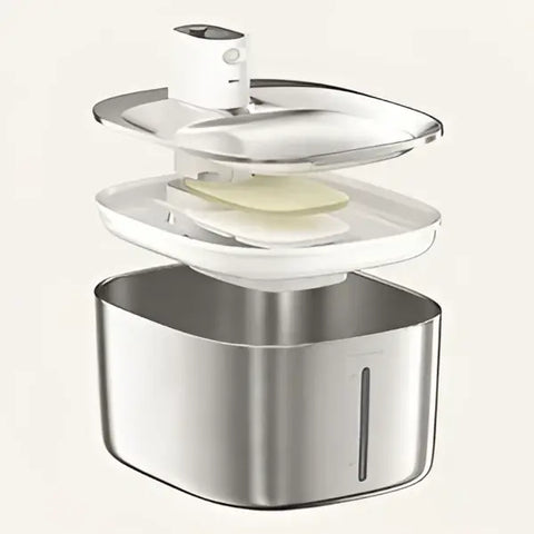 Fontaine à eau sans fil pour chat de 4 L - EU Plug / 4L