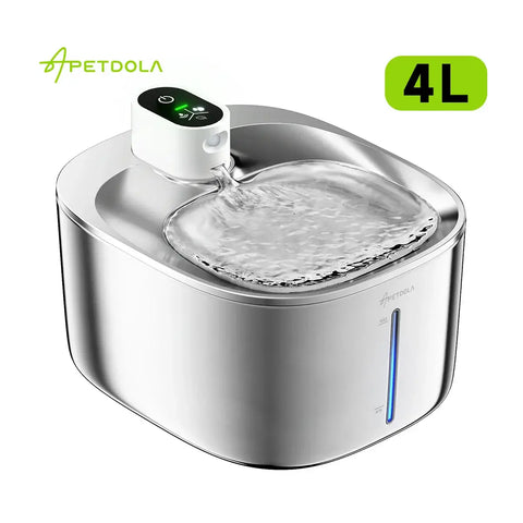 Fontaine à eau sans fil pour chat de 4 L - EU Plug / 4L
