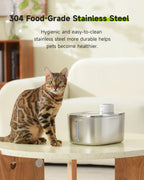 Fontaine à eau sans fil pour chat de 4 L - EU Plug / 4L