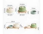 Ceramic Water Fountain Cat Charging Pet Water Feeders Dogs Automatic Circulating Filtration Flow Water Dispenser Cat