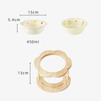 Food Utensils Cat Dog Pet Supplies Accessories Ceramic Pet Cat Bowl Pet Drinking Water Feeding Bowl Ceramics Cat Food