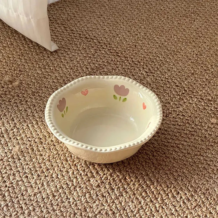 Food Utensils Cat Dog Pet Supplies Accessories Ceramic Pet Cat Bowl Pet Drinking Water Feeding Bowl Ceramics Cat Food