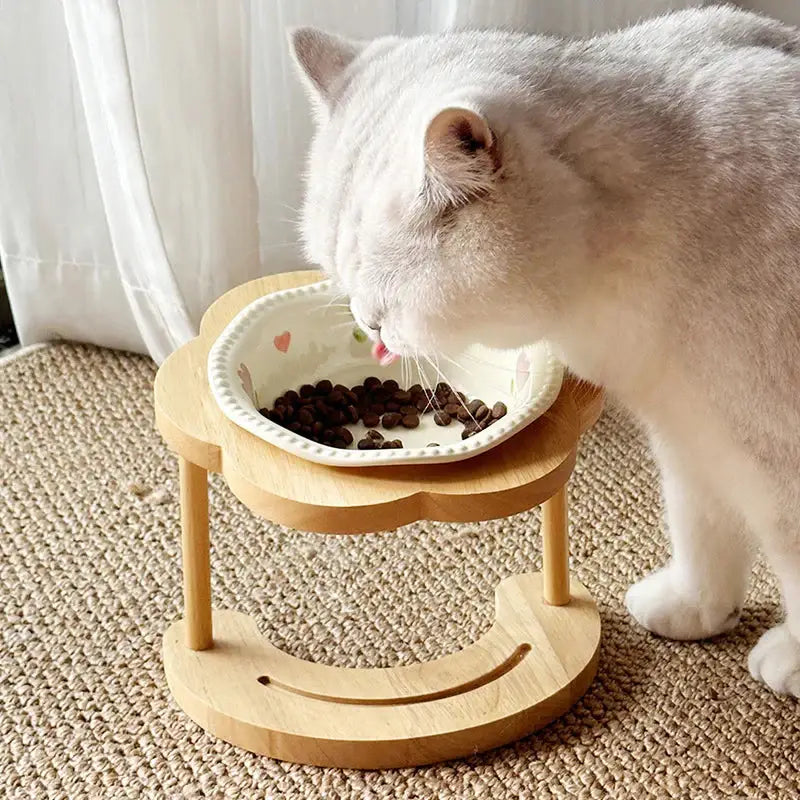 Food Utensils Cat Dog Pet Supplies Accessories Ceramic Pet Cat Bowl Pet Drinking Water Feeding Bowl Ceramics Cat Food