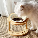 Food Utensils Cat Dog Pet Supplies Accessories Ceramic Pet Cat Bowl Pet Drinking Water Feeding Bowl Ceramics Cat Food