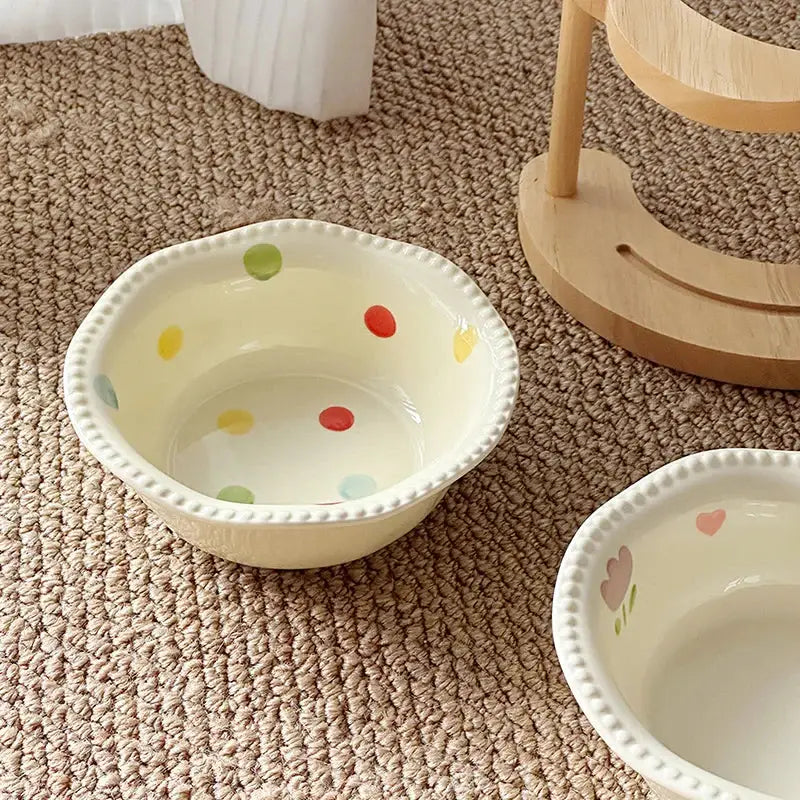 Food Utensils Cat Dog Pet Supplies Accessories Ceramic Pet Cat Bowl Pet Drinking Water Feeding Bowl Ceramics Cat Food