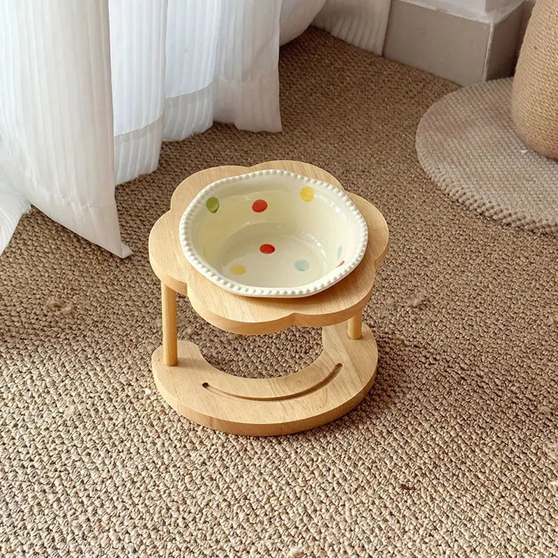 Food Utensils Cat Dog Pet Supplies Accessories Ceramic Pet Cat Bowl Pet Drinking Water Feeding Bowl Ceramics Cat Food