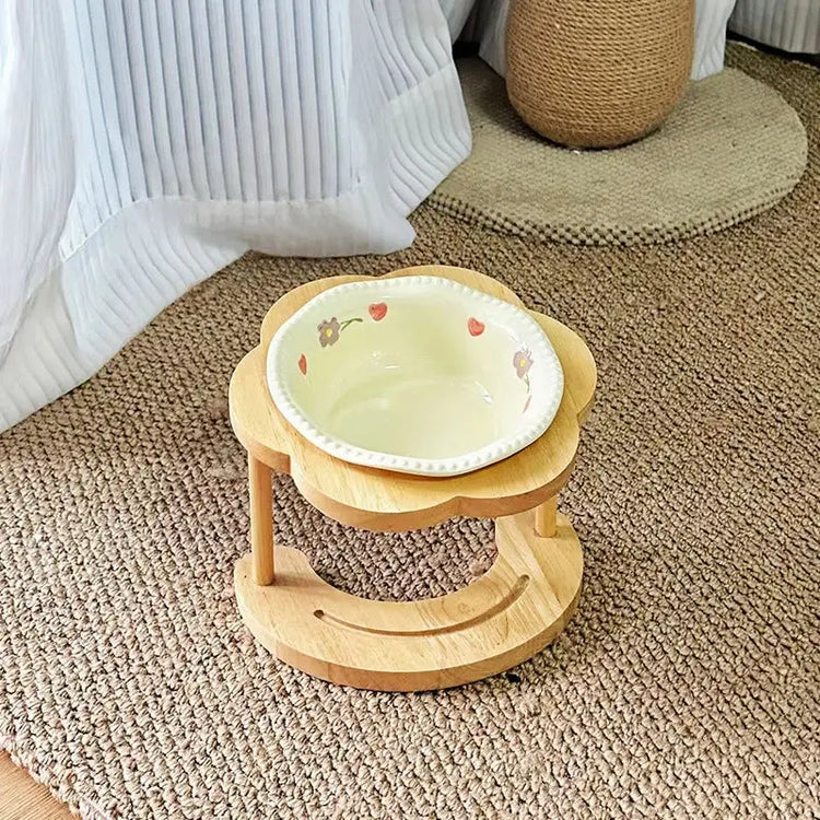 Food Utensils Cat Dog Pet Supplies Accessories Ceramic Pet Cat Bowl Pet Drinking Water Feeding Bowl Ceramics Cat Food