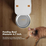 FURPIPI Smart 8L Automatic Pet Feeder with Timer USB & Battery Powered Slow Feed Dispenser for Cats and Dogs No Plug