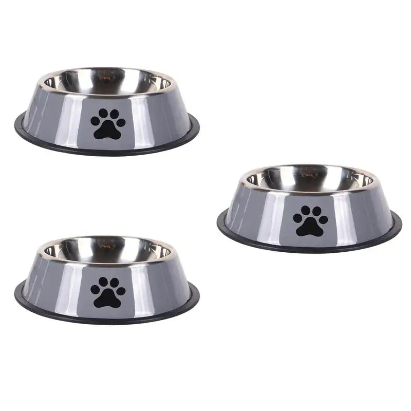 Gamelle grande capacité en acier inoxydable - grey-3pcs / S