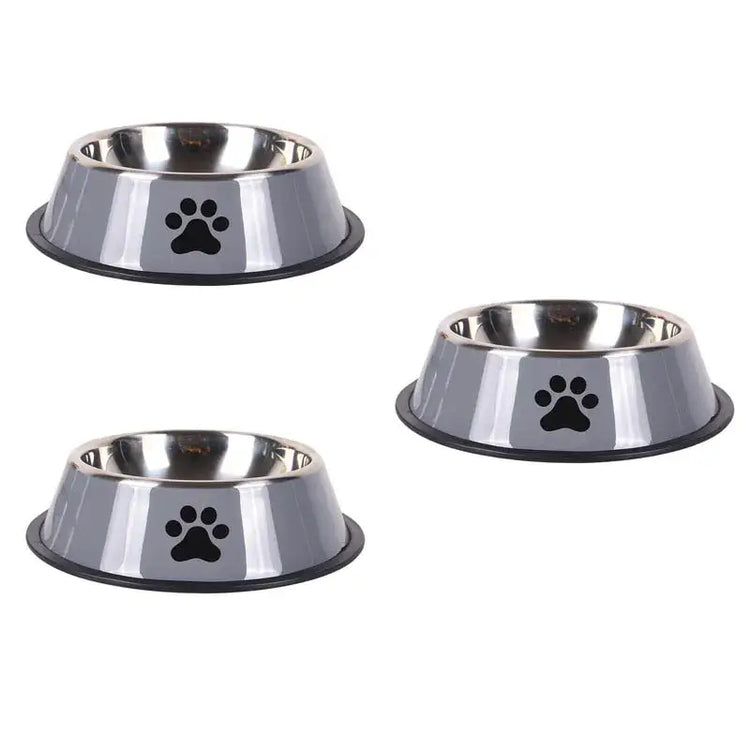 Gamelle grande capacité en acier inoxydable - grey-3pcs / S