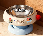 2A Pet Raised Cat Bowl Cat Drinking Bowl Detachable Cat Kitten Protection Bowl Non-Slip Pet Feeder Bowl Cat Accessories