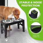 Gamelle surélevée pour chien - black / 2 Stainless Steel / China Mainland