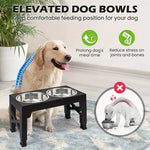 Gamelle surélevée pour chien - black / 2 Stainless Steel / China Mainland