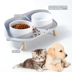 Gamelles doubles pour chat