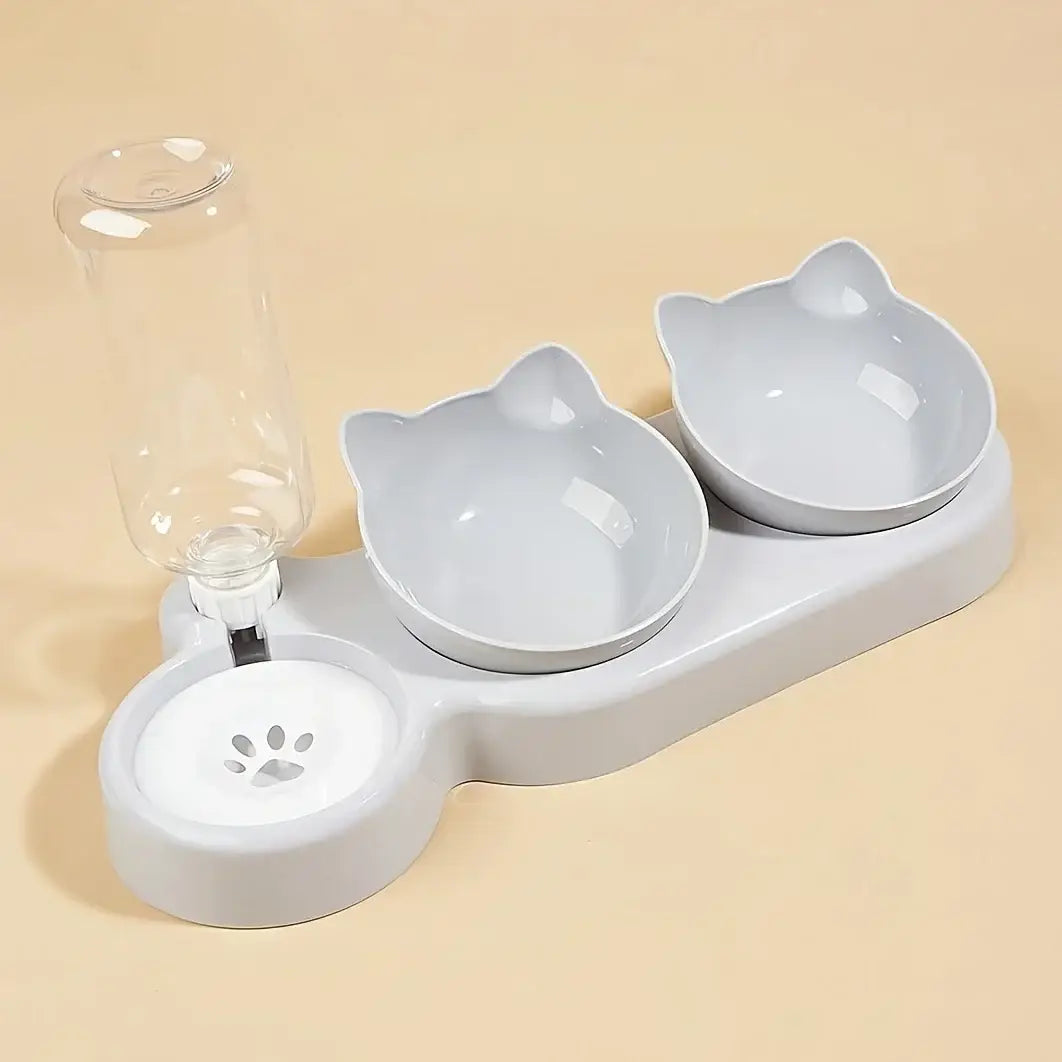 Gamelles pour animaux avec distributeur d’eau - XXL / GRAY