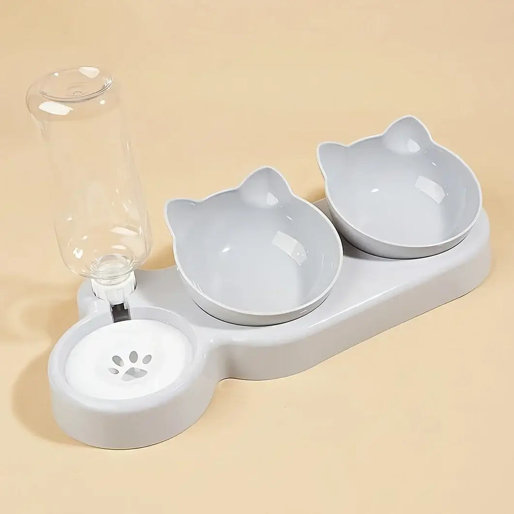 Gamelles pour animaux avec distributeur d’eau - XXL / GRAY