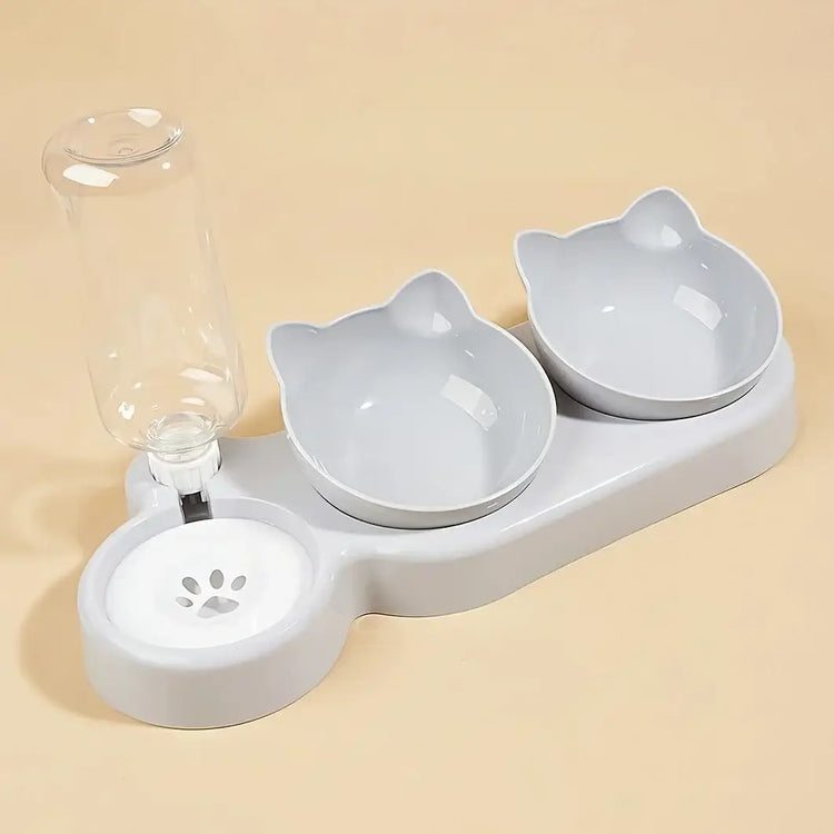 Gamelles pour animaux avec distributeur d’eau - XXL / GRAY