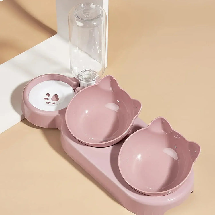 Gamelles pour animaux avec distributeur d’eau - XXL / Pink