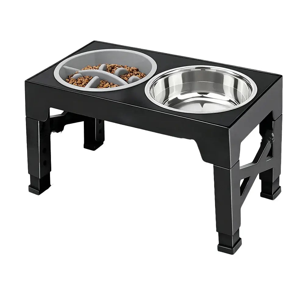 Gamelles surélevées pour chiens - 43x23cm / Slow food bowls