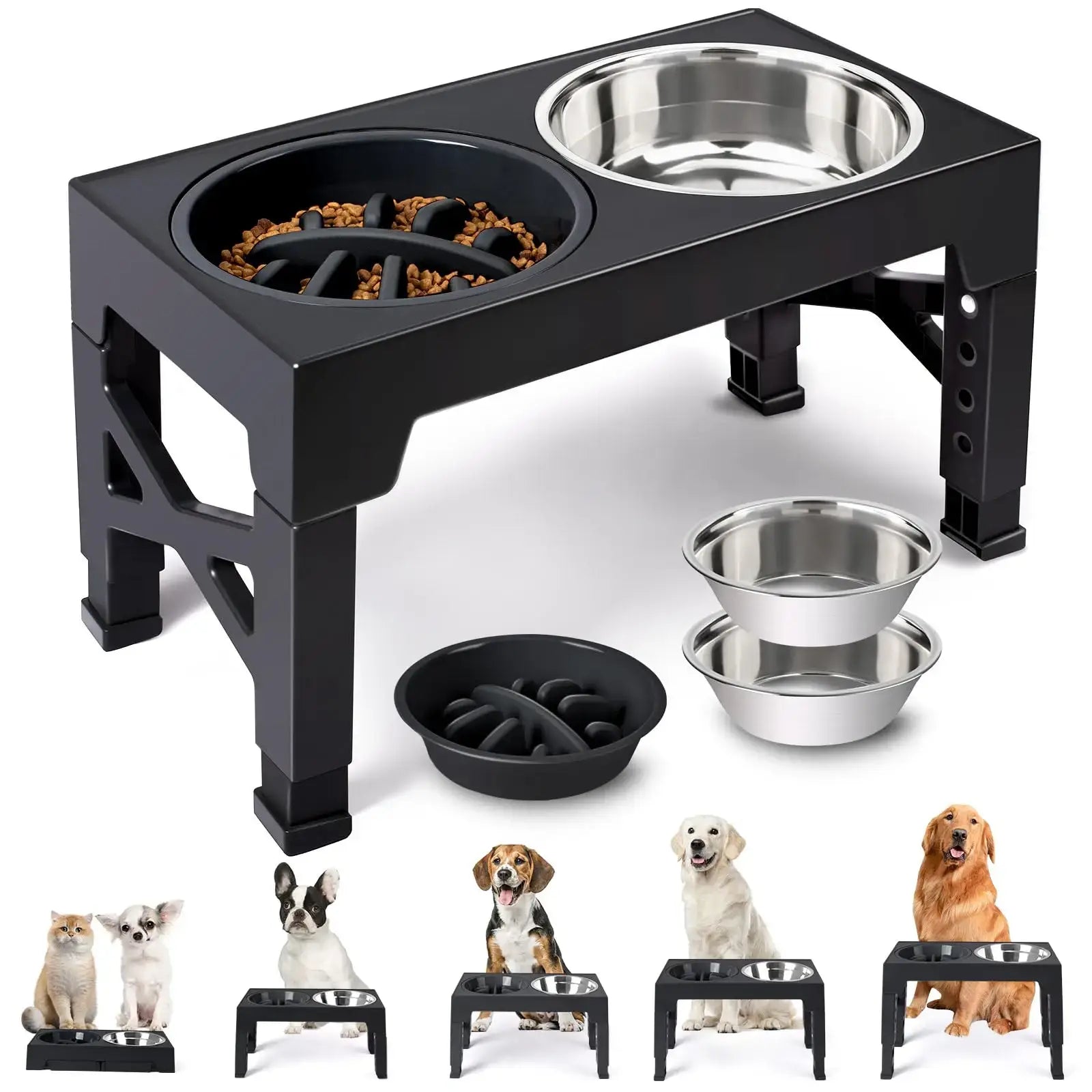 Gamelles surélevées pour chiens