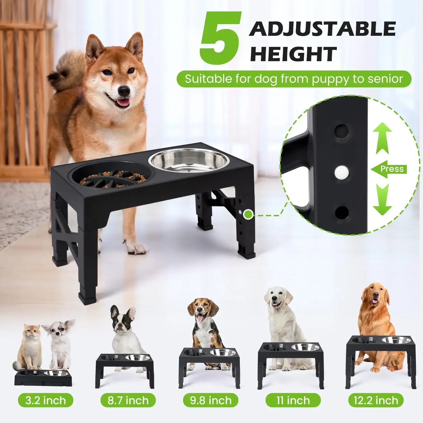 Gamelles surélevées pour chiens