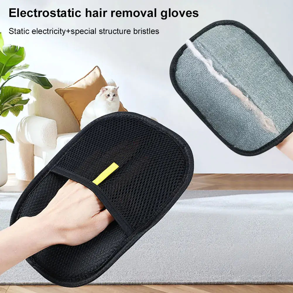 Gants anti-poils d’animaux