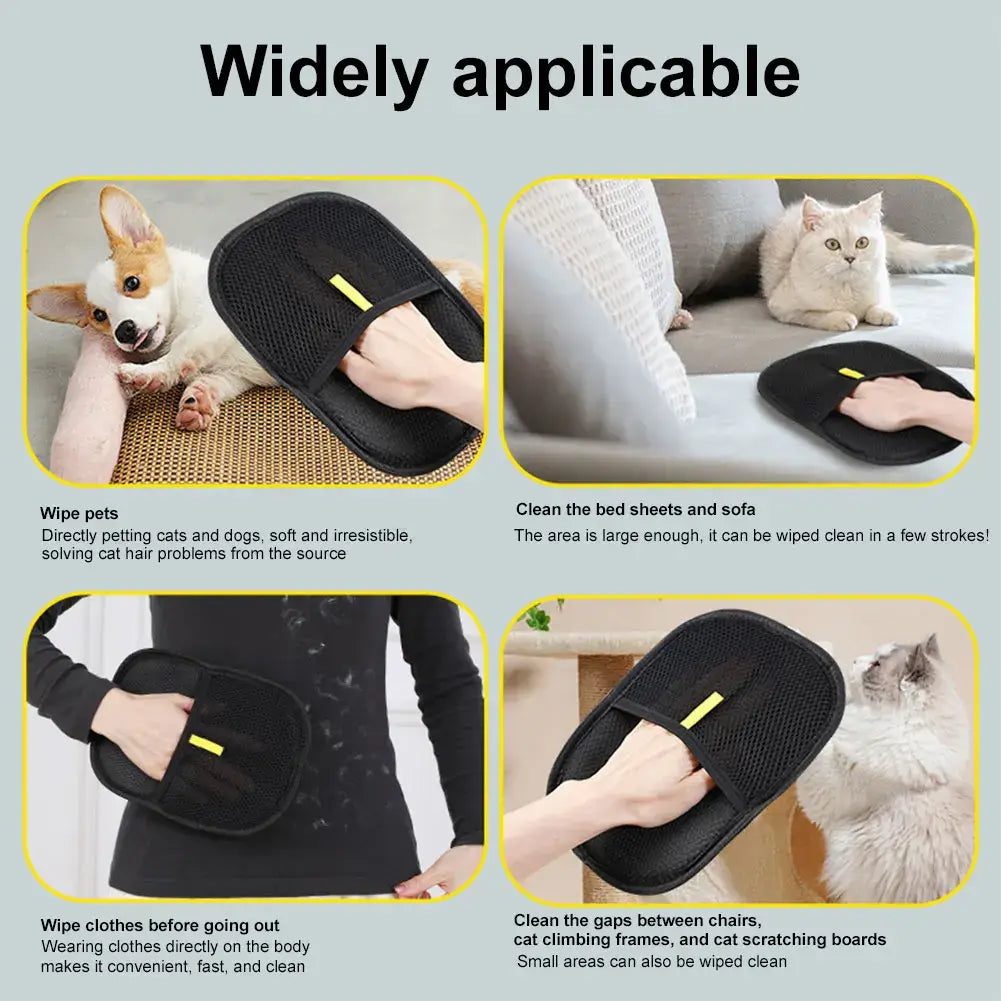 Gants anti-poils d’animaux