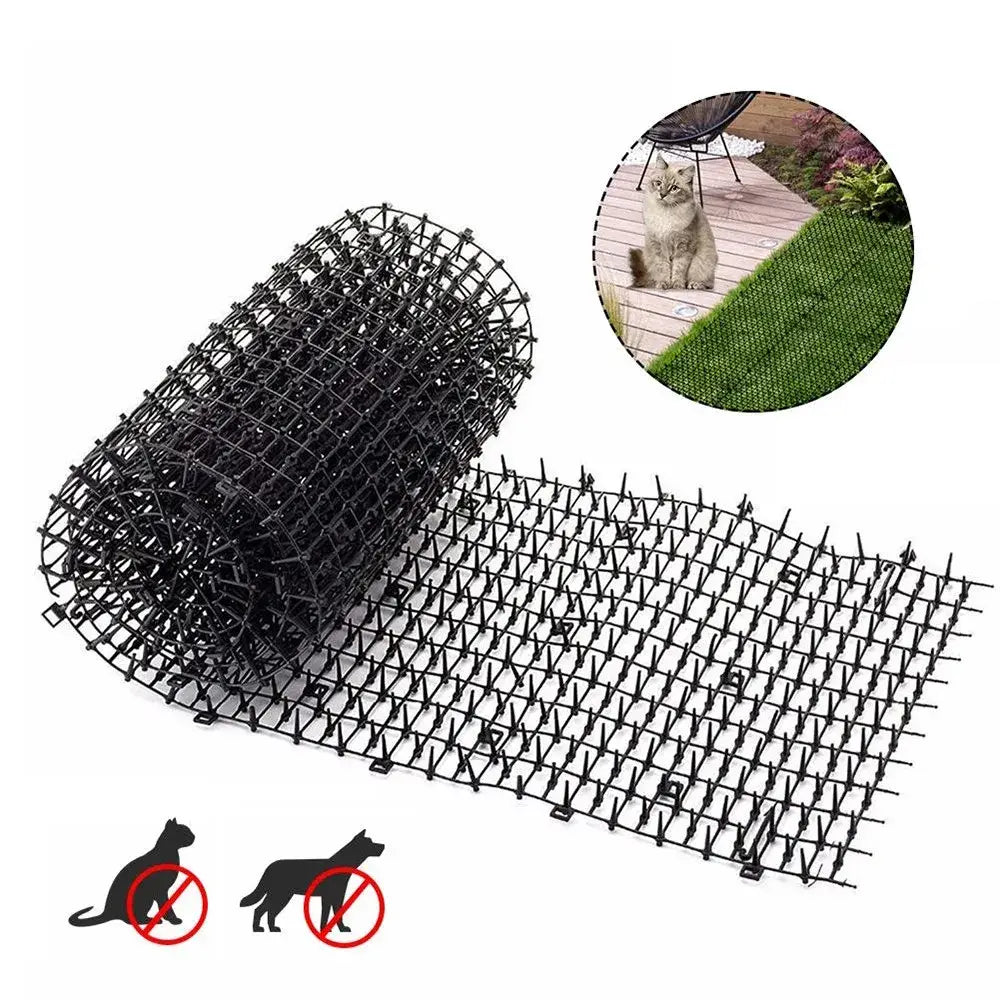 Gardening Cat Scat Mat Repellent Mat Anti-Cat With Prickle Strips Spikes Straps Prevent Cats&dogs From Digging Garden