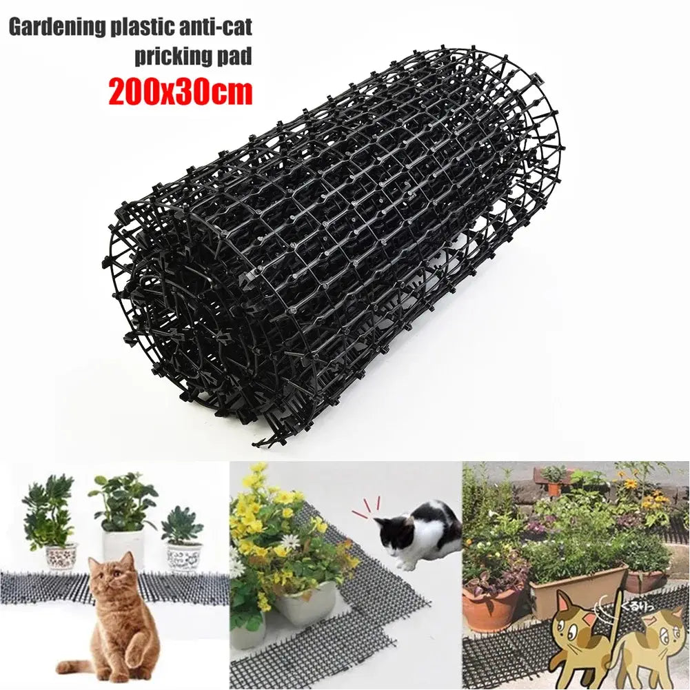 Gardening Cat Scat Mat Repellent Mat Anti-Cat With Prickle Strips Spikes Straps Prevent Cats&dogs From Digging Garden