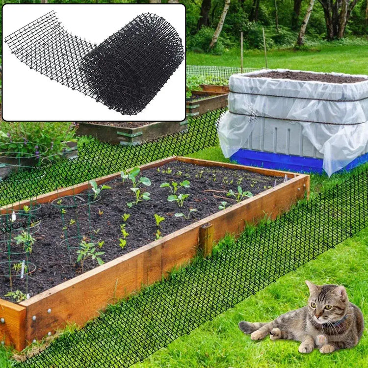 Gardening Cat Scat Mat Repellent Mat Anti-Cat With Prickle Strips Spikes Straps Prevent Cats&dogs From Digging Garden