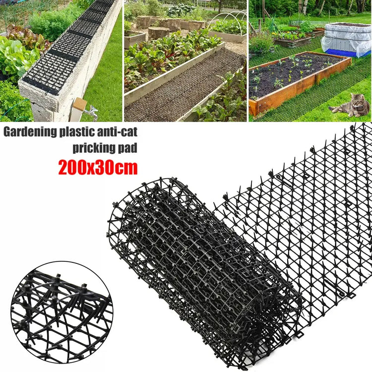 Gardening Cat Scat Mat Repellent Mat Anti-Cat With Prickle Strips Spikes Straps Prevent Cats&dogs From Digging Garden