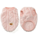 Gilet en polaire douillet pour animaux de compagnie