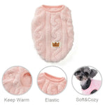 Gilet en polaire douillet pour animaux de compagnie